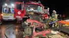 ¡Otra vez!: Violento accidente entre dos camiones se registró en ruta T-202 en Mariquina