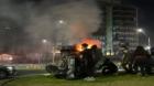 [VIDEO] Vehículo se volcó y luego se incendió en la Rotonda Chipana en el sur de Iquique