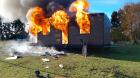 Incendio destruyó vivienda de ex volante de Provincial Osorno