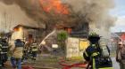 Incendio afectó una vivienda y un templo evangélico en Rahue Alto