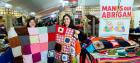 Con éxito se realizó Expo Lana Futrono: tejieron manta comunitaria de 205 metros