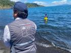 Realizan control de Bloom de Algas en el Lago Villarrica