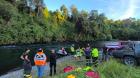 Buscan por segundo día a joven extraviado en el río Pilmaiquén en San Pablo