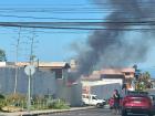 Reportan incendio en vivienda en sector sur de Iquique