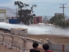 [VIDEO] Fuga en estanques de agua se registró en sector de avenida La Tirana en Iquique