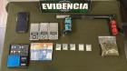 Carabineros arresta a dos sujetos por tráfico de drogas y tenencia de arma de fuego en Limache