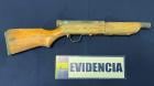 PDI encuentra escopeta hechiza al interior de una faena forestal en Los Sauces