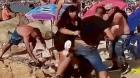 Violenta pelea entre ambulantes por ganar territorio en la playa de El Quisco