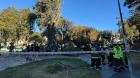 [FOTOS] Un fallecido y un herido deja caída de árbol de gran tamaño en el Parque Italia de Valparaíso