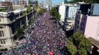 [FOTOS] 8M: Marcha en Santiago entre Baquedano y Los Héroes bajo el lema “Ni un paso atrás”