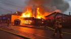 Incendio destruyó casa okupa en población Manuel Rodríguez de Puerto Montt