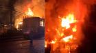 [VIDEO] Incendio destruyó dos viviendas en Valparaíso