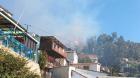 Contenido incendio forestal en cerro Jiménez de Valparaíso