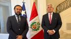 Gore Ñuble acuerda agenda económica y cultural con embajador de Perú