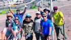 Club de montañismo limpió el cerro Esmeralda previo a Semana Santa