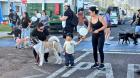 Más de 400 iquiqueños participaron de la caminata canina de Carabineros en Playa Brava