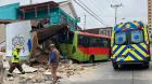[VIDEO] Siete personas lesionadas dejó choque de micro contra una vivienda en Valparaíso