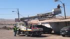 CGE realizó operativo de descuelgue de conexiones eléctricas irregulares en Alto Hospicio