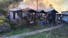 Adulto mayor resultó lesionado en incendio en el sector Punta Quihua de Calbuco