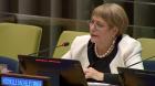 Bachelet presenta su candidatura ante la asamblea general de la ONU