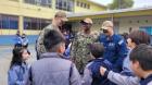 Marinos del USS Nimitz realizan intervención formativa y de limpieza en Viña del Mar