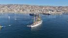 [GALERÍA] Buque Escuela Esmeralda zarpó desde Valparaíso para iniciar su LXX Crucero de Instrucción