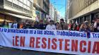 Avanza la marcha por el Día del Trabajador en Valparaíso: “Estamos enfrentando un gobierno antitrabajador”