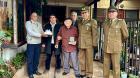 Carabinero (r) fue homenajeado en Puerto Montt al cumplir 100 años