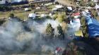 Incendio destruyó vivienda en el sector La Chacra de Castro
