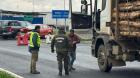 Operativo conjunto de CONAF y Carabineros fiscalizó transporte forestal en la Ruta 5 Sur
