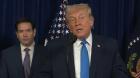 Trump anuncia que EE.UU atacará "con gran dureza" nuevamente a Irán "esta misma noche"