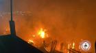 Voraz incendio en campamento del sector norte de Antofagasta: fuego aún no es controlado