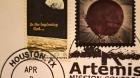Astrónomo antofagastino diseñó exclusivos sellos postales para conmemorar la misión Artemis II