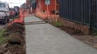 Avanzan obras de mejoramiento de veredas en Achao con inversión superior a $47 millones