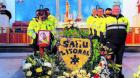 Con honores despiden a funcionario del Samu fallecido en accidente