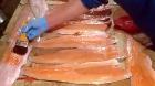 Revelan “maquillaje” de salmones descompuestos para el comercio informal en Puerto Montt