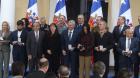 Expresidentes y representantes participan de  conmemoración del bicentenario de la Presidencia