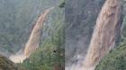 Valparaíso: el impresionante caudal de la cascada Salto del Agua tras el intenso temporal