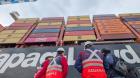 Realizan operativo de fiscalización en buque mercante que atracó en el Puerto de San Vicente en Talcahuano