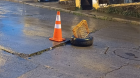 Vecinos denuncian emergencia sanitaria y socavones en calle de Cerro Los Placeres