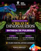 Valdivia celebrará el Día de la Niñez con un gran “Circo de Dinosaurios” en el Coliseo Municipal