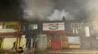 [FOTOS] Incendio en terraza del Bar Garden de Puerto Montt amenazó con propagarse a la cuadra completa
