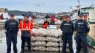 Operativo retiró 1.500 kilos de mariscos afectados por marea roja en Quellón