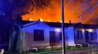 Incendio en acceso norte a Puerto Montt arrasó con tres cabañas y causó daños a otras cuatro