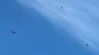 [VIDEO] Sobrevuelo de cóndores en La Calera soprendió a vecinos este jueves