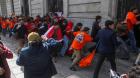 UC denunció ataques a estudiantes que se manifestaban contra la marcha de la Confech: 4 alumnos recibieron atención médica