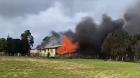 Quemchi: Incendio destruyó por completo vivienda en sector rural de Lliuco
