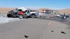 Un fallecido y un lesionado dejó colisión de camión con  vehículo en cruce de la Ruta A- 750 con Ruta A- 1 a kilómetros de Iquique
