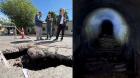 [VIDEO] Socavón en plena avenida deja al descubierto antiguo túnel subterráneo en San Felipe