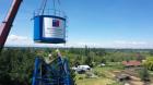 Izan torre y estanque del servicio de agua potable rural en el sector El Huertón en Los Ángeles